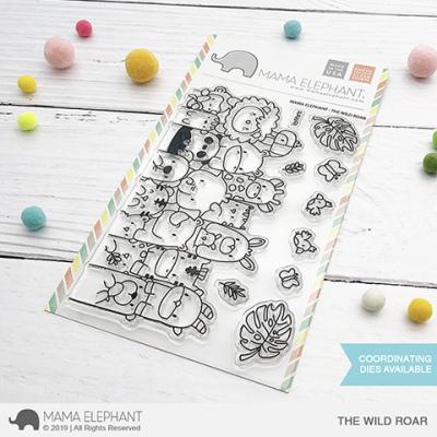 Mama Elephant Clear Stamps - The Wild Roar